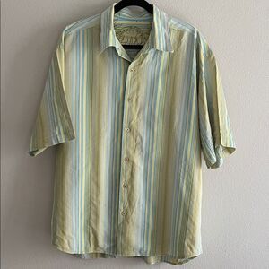 Men’s Tommy Bahama 100% Silk Button Down Shirt XL